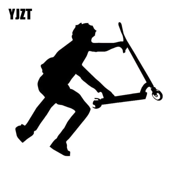 Силуэт самоката трюкового