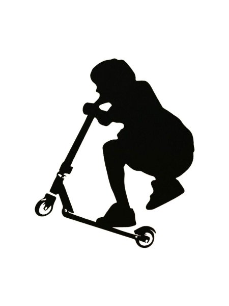 Самокат силуэт