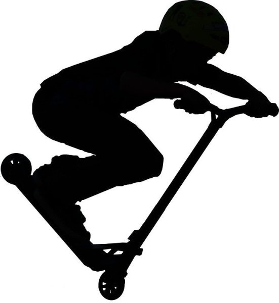 Самокат силуэт