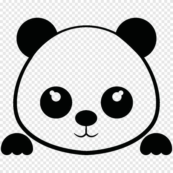 Панда рожица