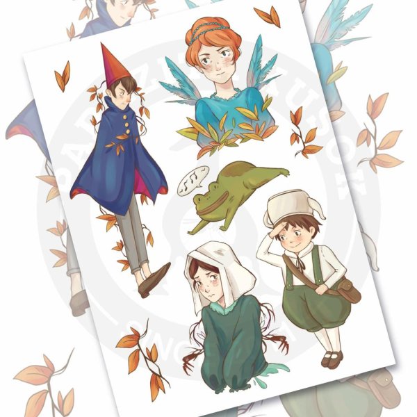 Стикер пак по ту сторону изгороди