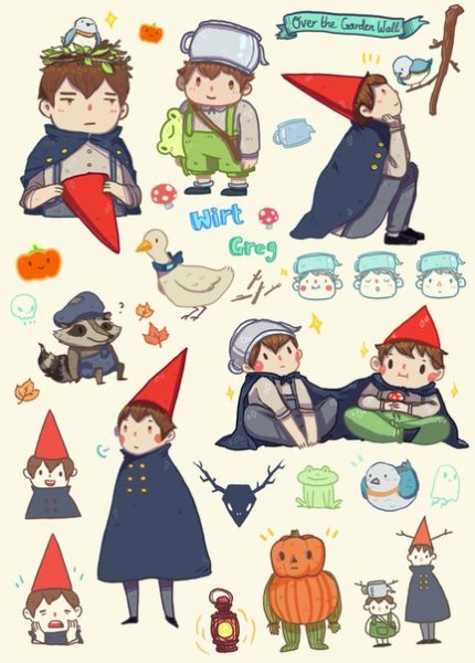 По ту сторону изгороди Стикеры