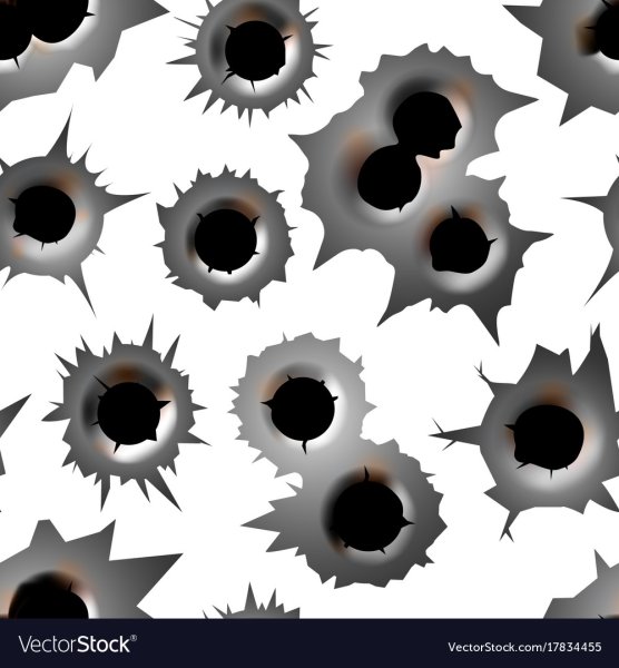 Следы от выстрелов в металле