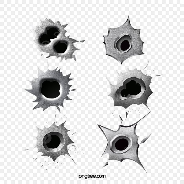 Пулевое отверстие вектор