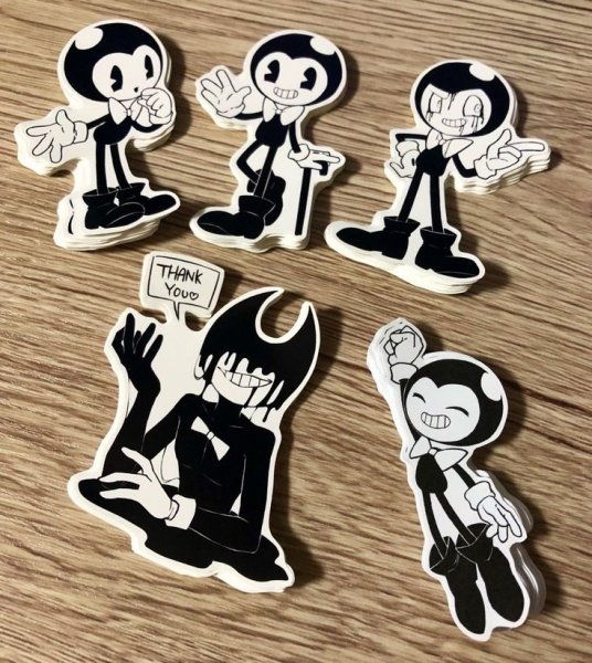 Стикеры БЕНДИ И чернильная машина