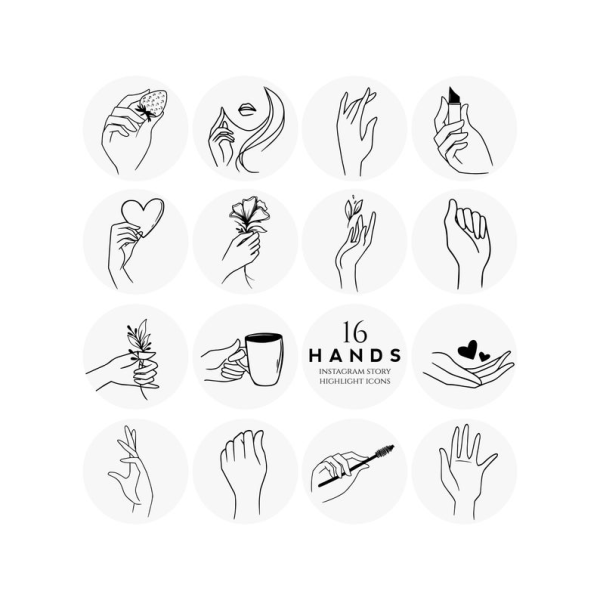 Иконки для инстаграмма актуальное маникюр