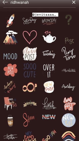 Стикеры для инстаграма