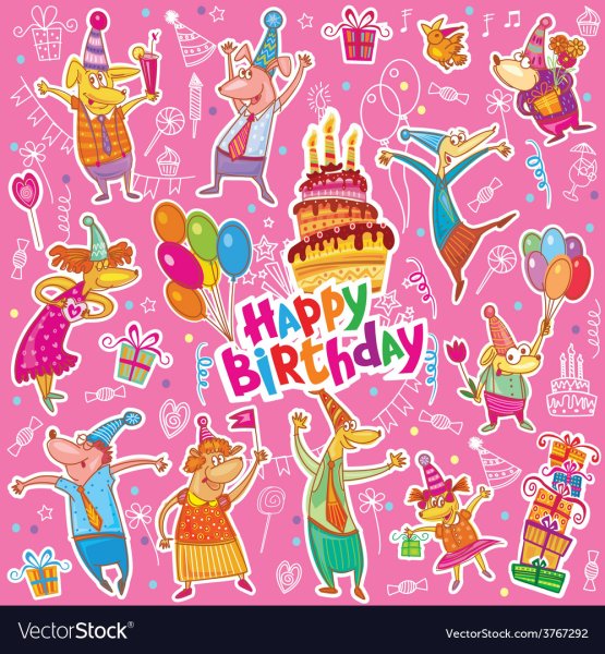 Праздничные наклейки