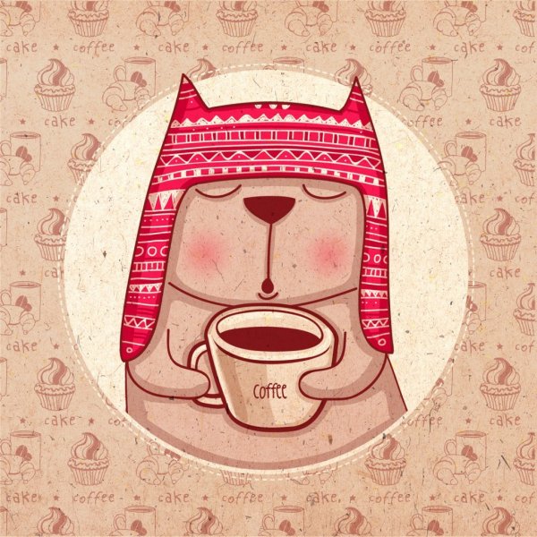 Чашка кофе арт