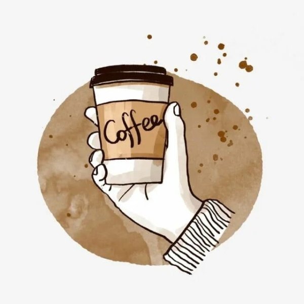 Чашечка на прозрачном фоне