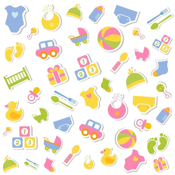 Наклейки на одежду в детский сад