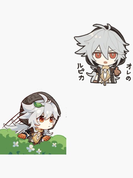 Наклейки Геншин Импакт