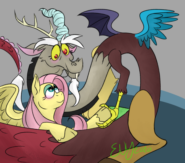 Дети Флаттершай и дискорда Элен