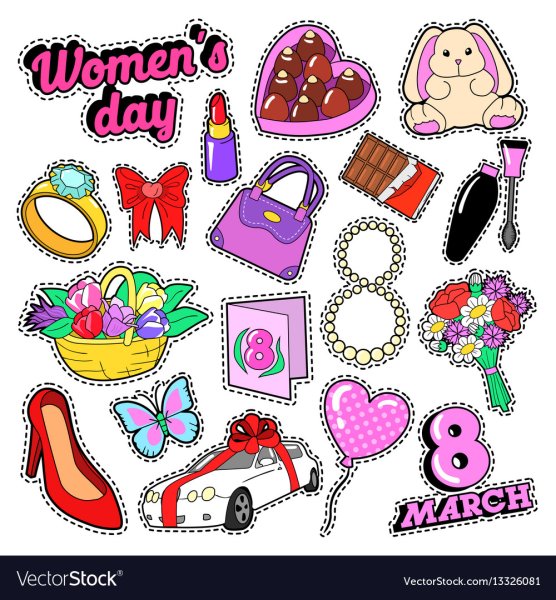 Стикеры женские штучки