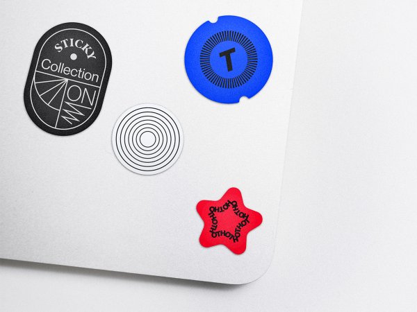 Наклейка Mock up