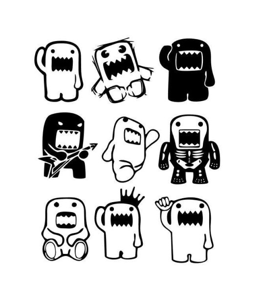 Домокун JDM стикер