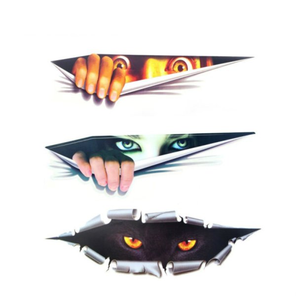 Наклейки глаза на авто