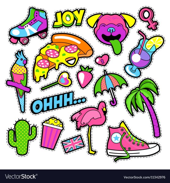 Наклейки вектор