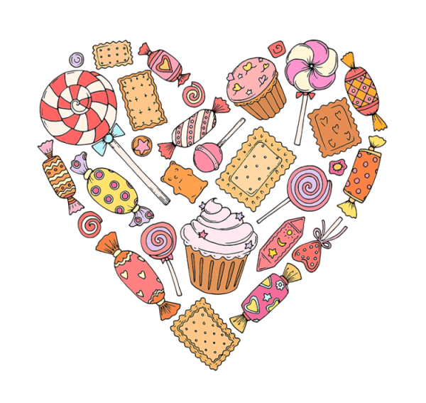 Нарисовать сладости