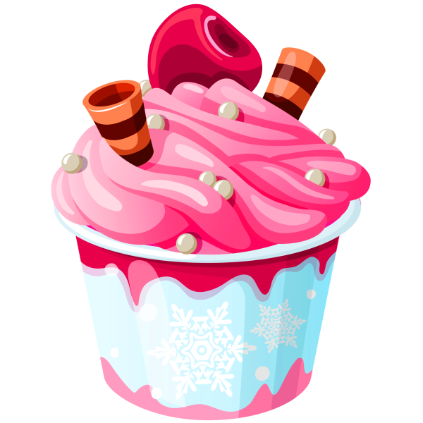 Сладости на белом фоне