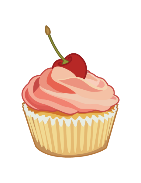 Пирожное мультяшное