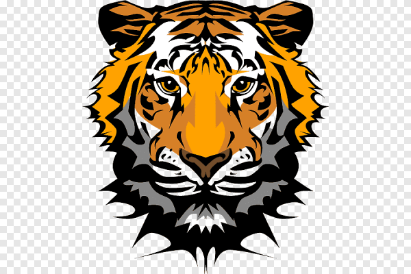 Тигр векторный рисунок