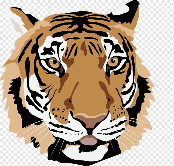 Тигр стилизация