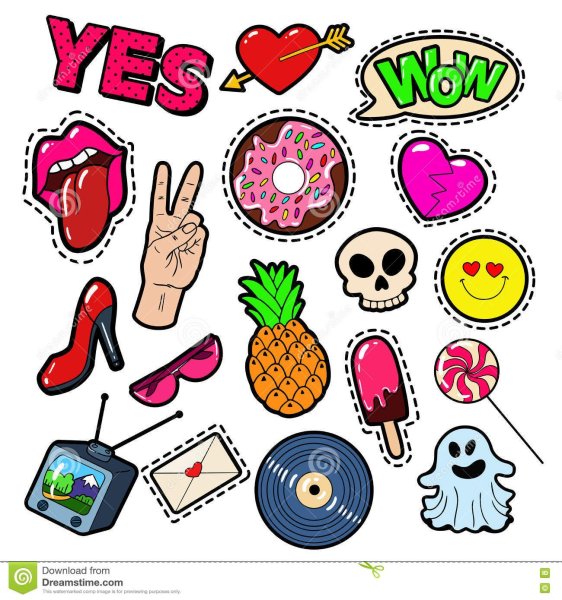 Наклейки для срисовки