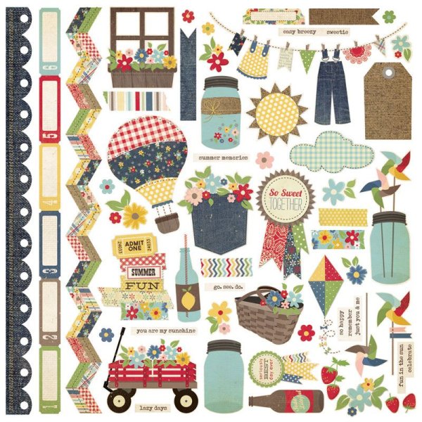 Наклейка девочка с листьями