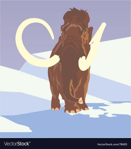 Мамонт стилизованный