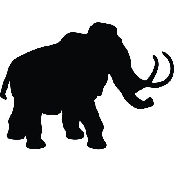 Мамонт силуэт