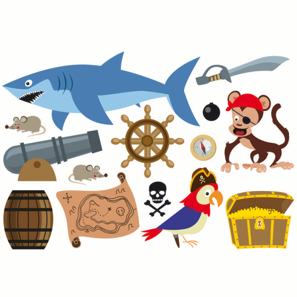 Пираты (+наклейки)