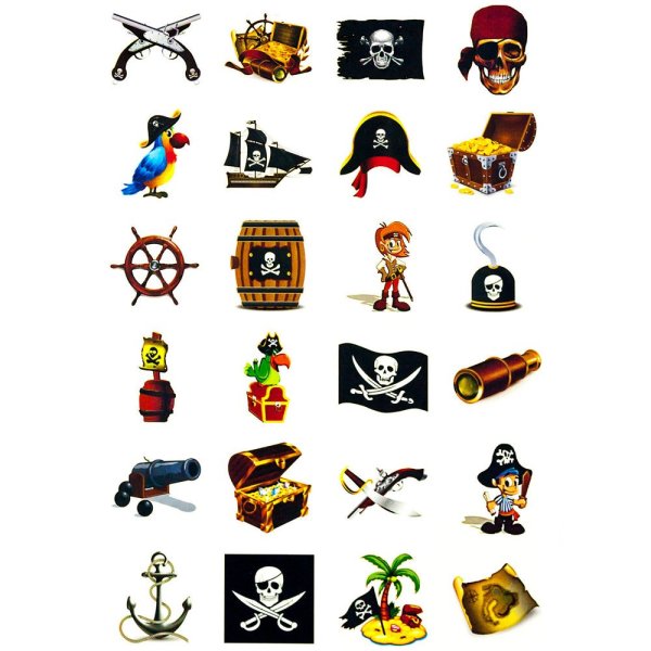 Пиратские наклейки