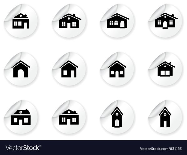 Сравнение значок домов