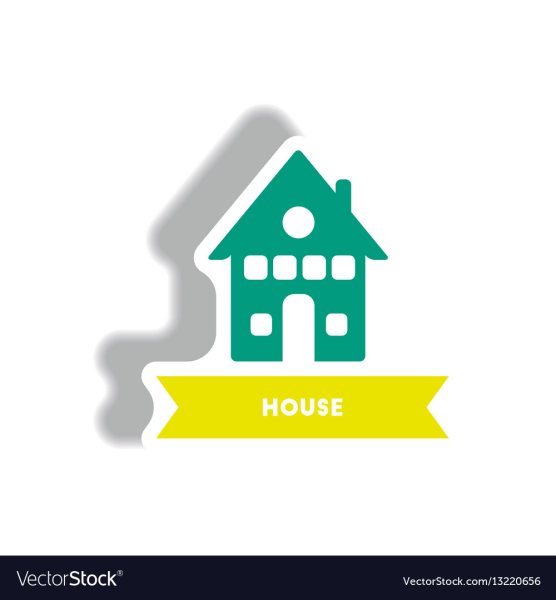 Надпись House вектор
