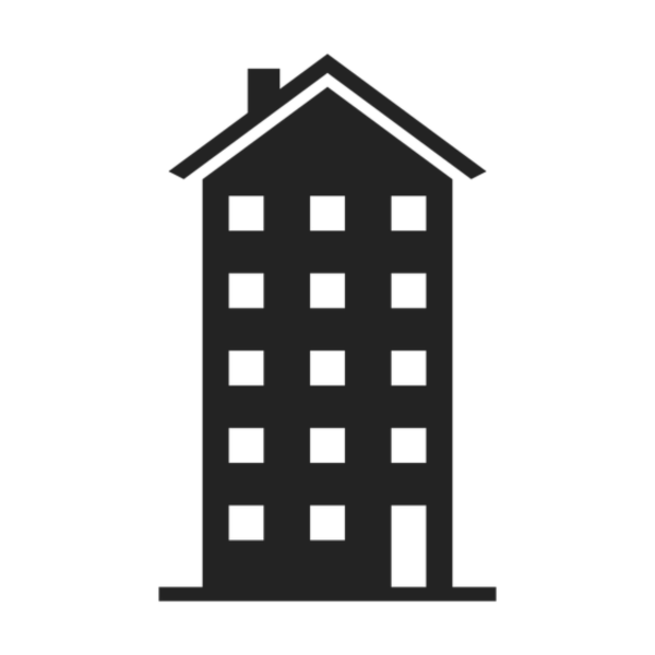 Дом на белом фоне