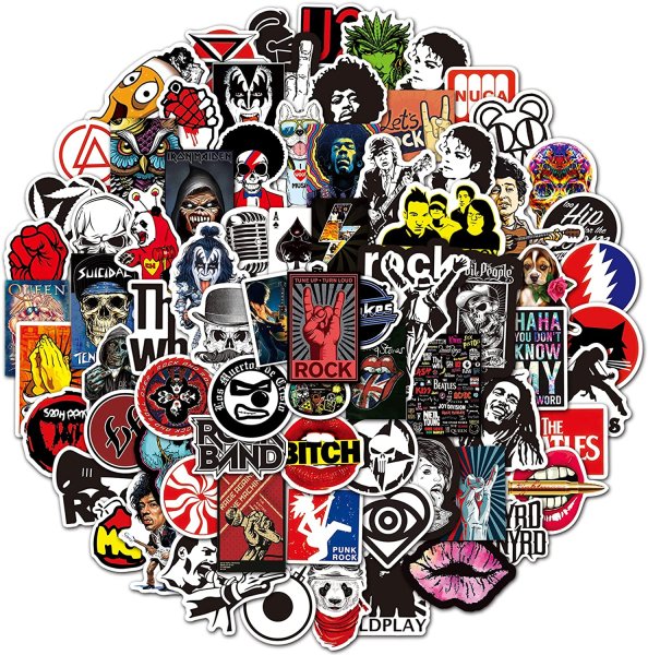 Стикеры наклейки музыкальные