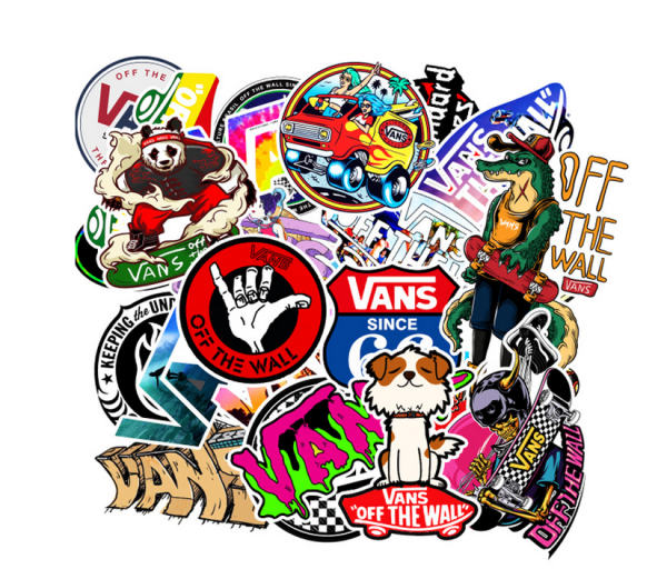 Стикеры брендов одежды