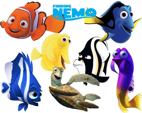 В поисках Немо герои дори