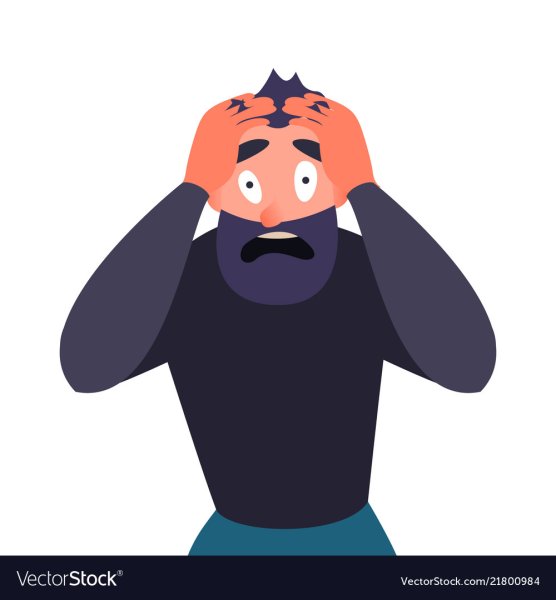 Человек в панике персонаж