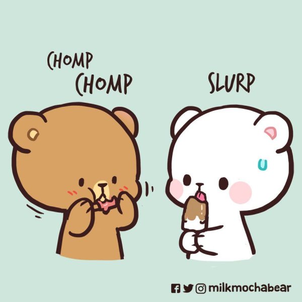 Milk Mocha Bear Стикеры