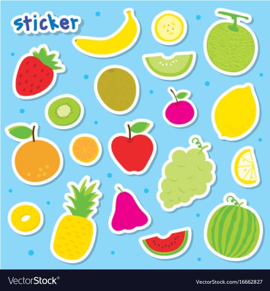 Juicy Fruit наклейки