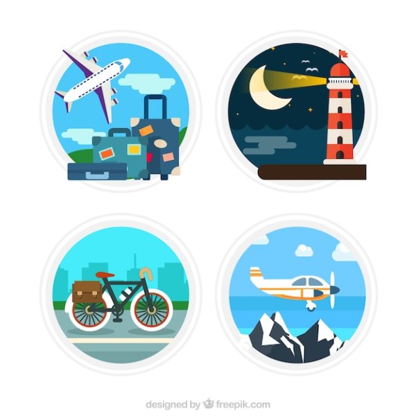 Тревел Стикеры