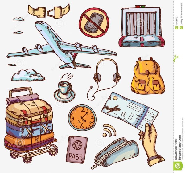 Путешествия (с наклейками)