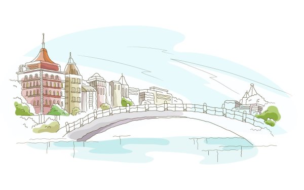 Плакат "с днем города!"