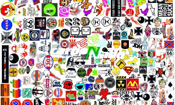 Стикеры надписи на авто