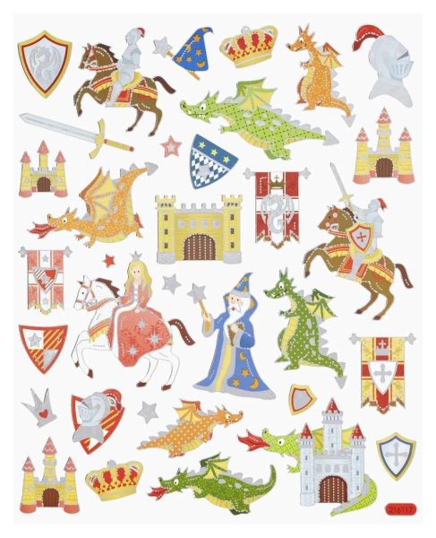 Наклейки средневековье