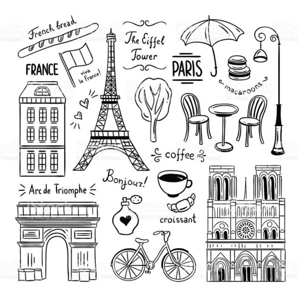 Иконки приложений в стиле Франции