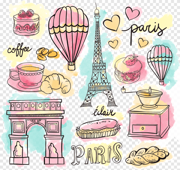 Символы Франции наклейки