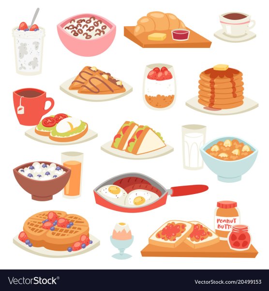 Стикеры завтрак